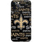NFL New Orleans Saints Black Blast iPhone 12 Pro Max Skin